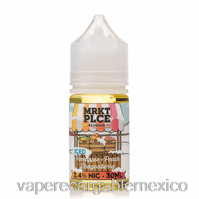 Vape Recargable Ice Piña Melocotón Dragonberry - Sales Mrkt - 30ml 24mg